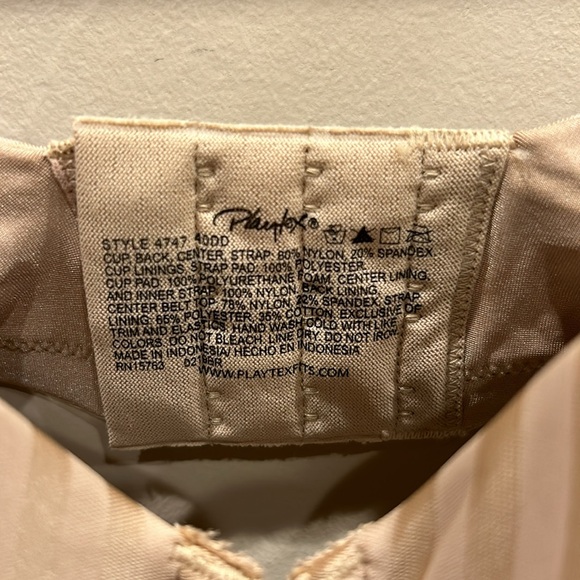 PLAYTEX NWT nude TruSupport bra size 40DD - Picture 2 of 4
